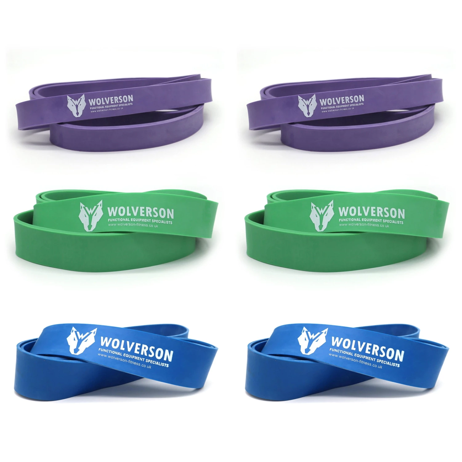 Wolverson Fitness Wolverson Power / Resistance Bands New Gear 12 Wolverson Fitness Wolverson Power / Resistance Bands New Gear