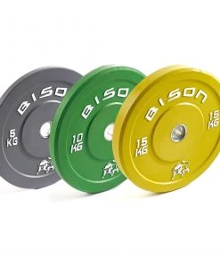 Wolverson Fitness New Gear Bison Colour Bumper Plates 29 Wolverson Fitness New Gear Bison Colour Bumper Plates
