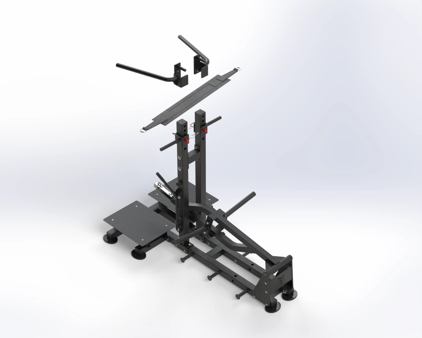 Wolverson Fitness Wolverson Belt Squat Machine 7 Wolverson Fitness Wolverson Belt Squat Machine