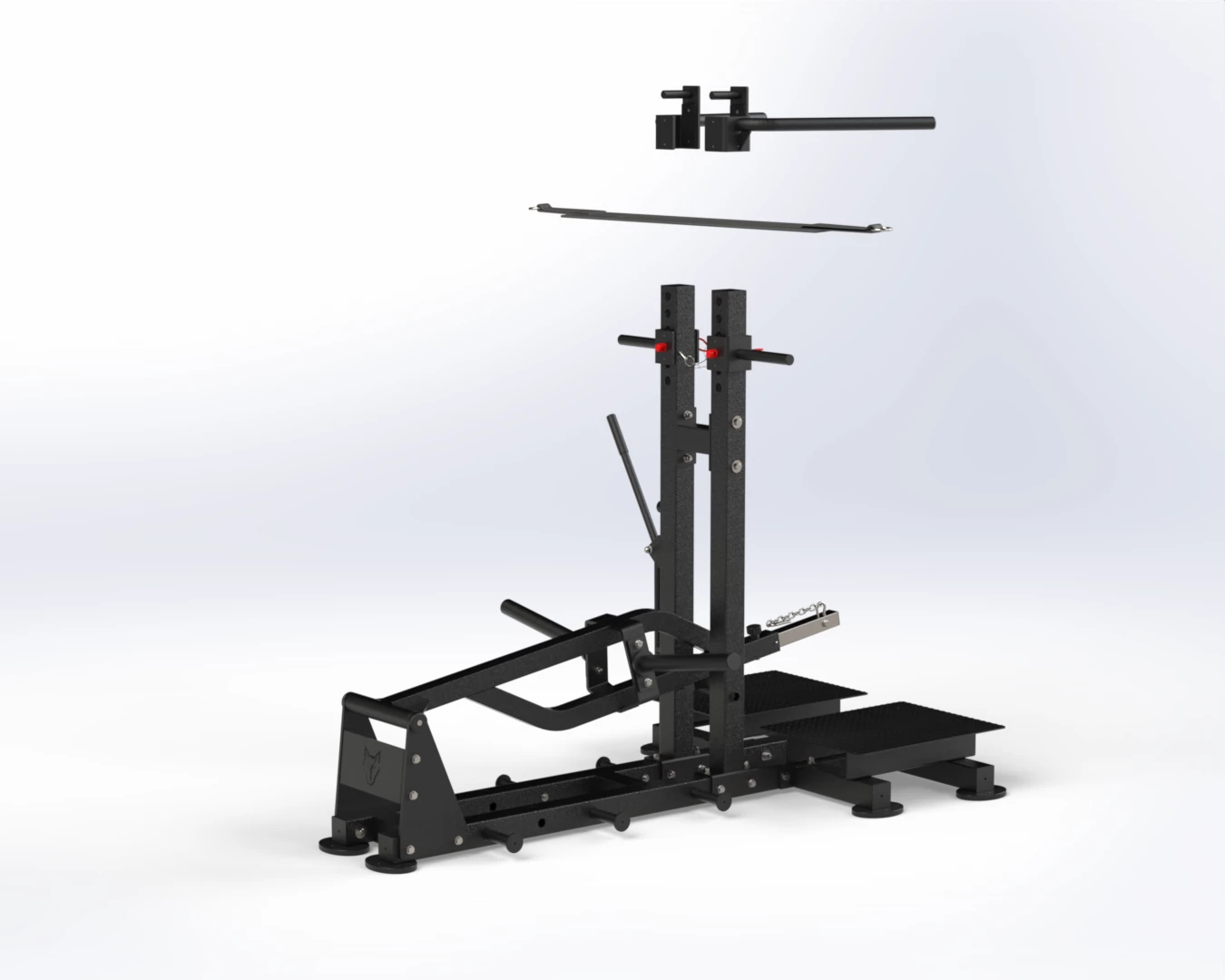 Wolverson Fitness Wolverson Belt Squat Machine 9 Wolverson Fitness Wolverson Belt Squat Machine