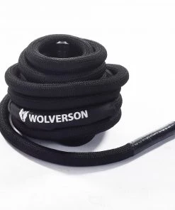 Wolverson Fitness Wolverson Black Battle Rope New Gear 7 Wolverson Fitness Wolverson Black Battle Rope New Gear