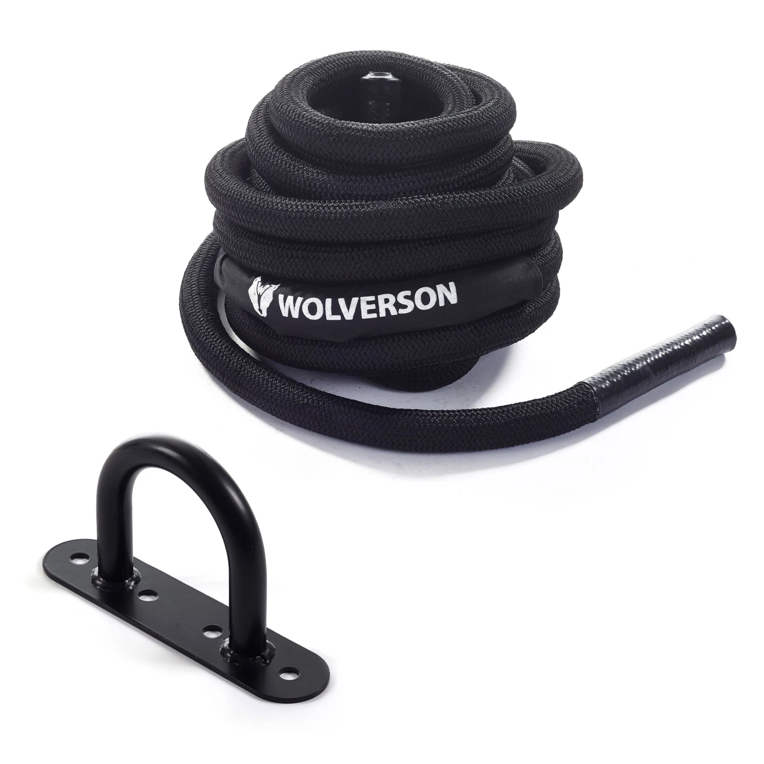 Wolverson Fitness New Gear Wolverson Black Battle Rope Bundle 3 Wolverson Fitness New Gear Wolverson Black Battle Rope Bundle