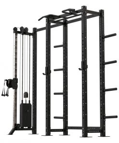 Wolverson Fitness Bison Compact Rack With Single Pulley Attachment