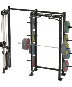 Wolverson Fitness Bison Compact Rack With Single Pulley Attachment 9 Wolverson Fitness Bison Compact Rack With Single Pulley Attachment