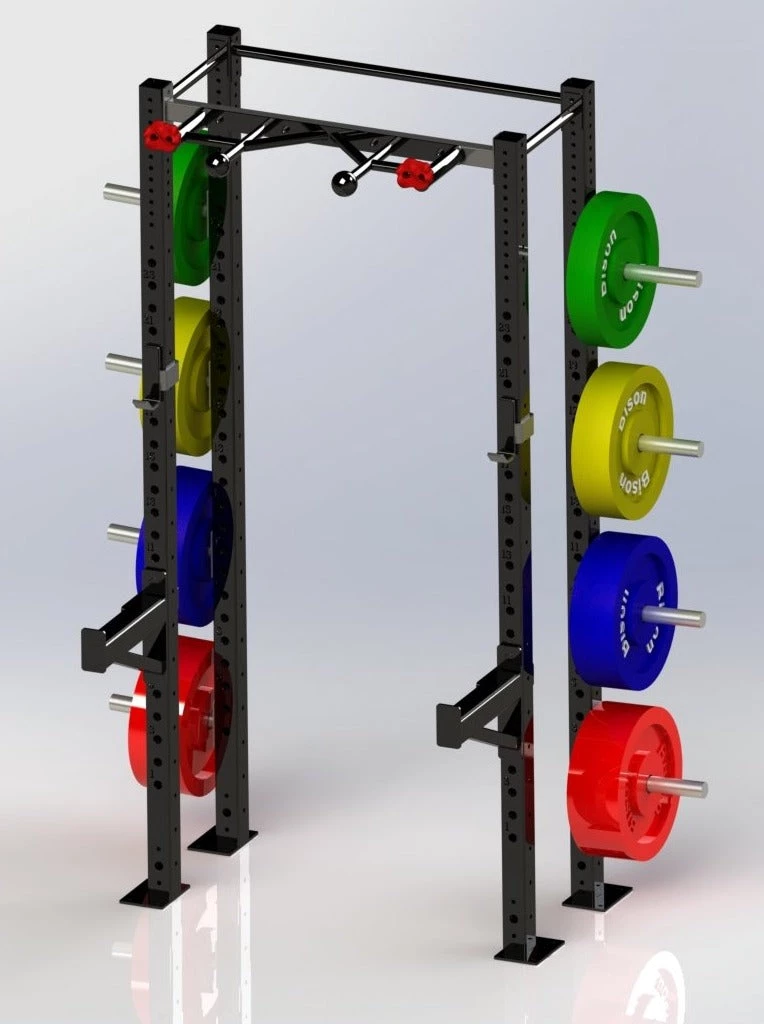 Wolverson Fitness Bison Series Compact Half Rack 4 Wolverson Fitness Bison Series Compact Half Rack