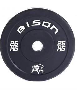 Wolverson Fitness Bison Black Bumper Plates New Gear 30 Wolverson Fitness Bison Black Bumper Plates New Gear