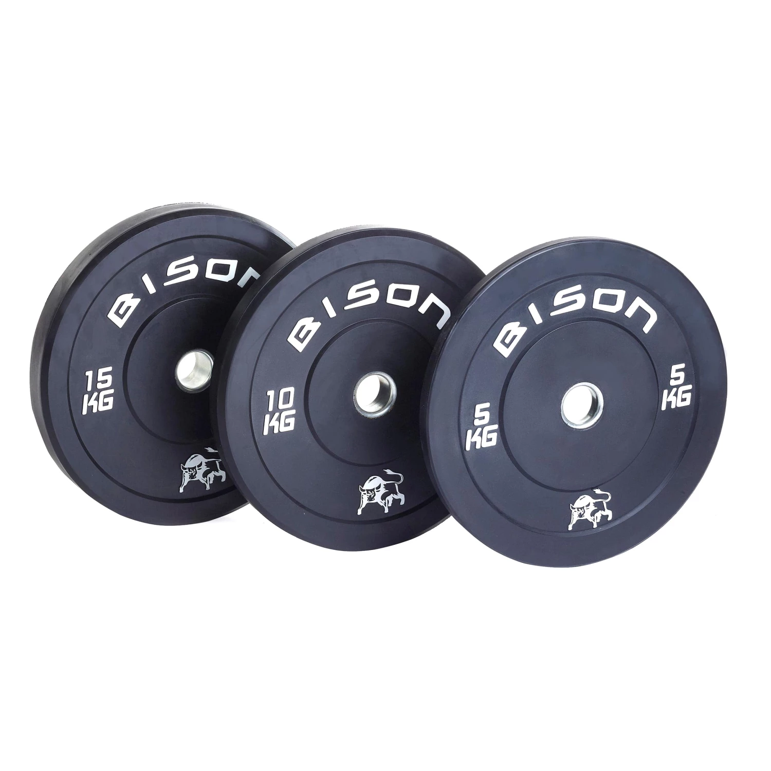 Wolverson Fitness Bison Black Bumper Plates New Gear 6 Wolverson Fitness Bison Black Bumper Plates New Gear