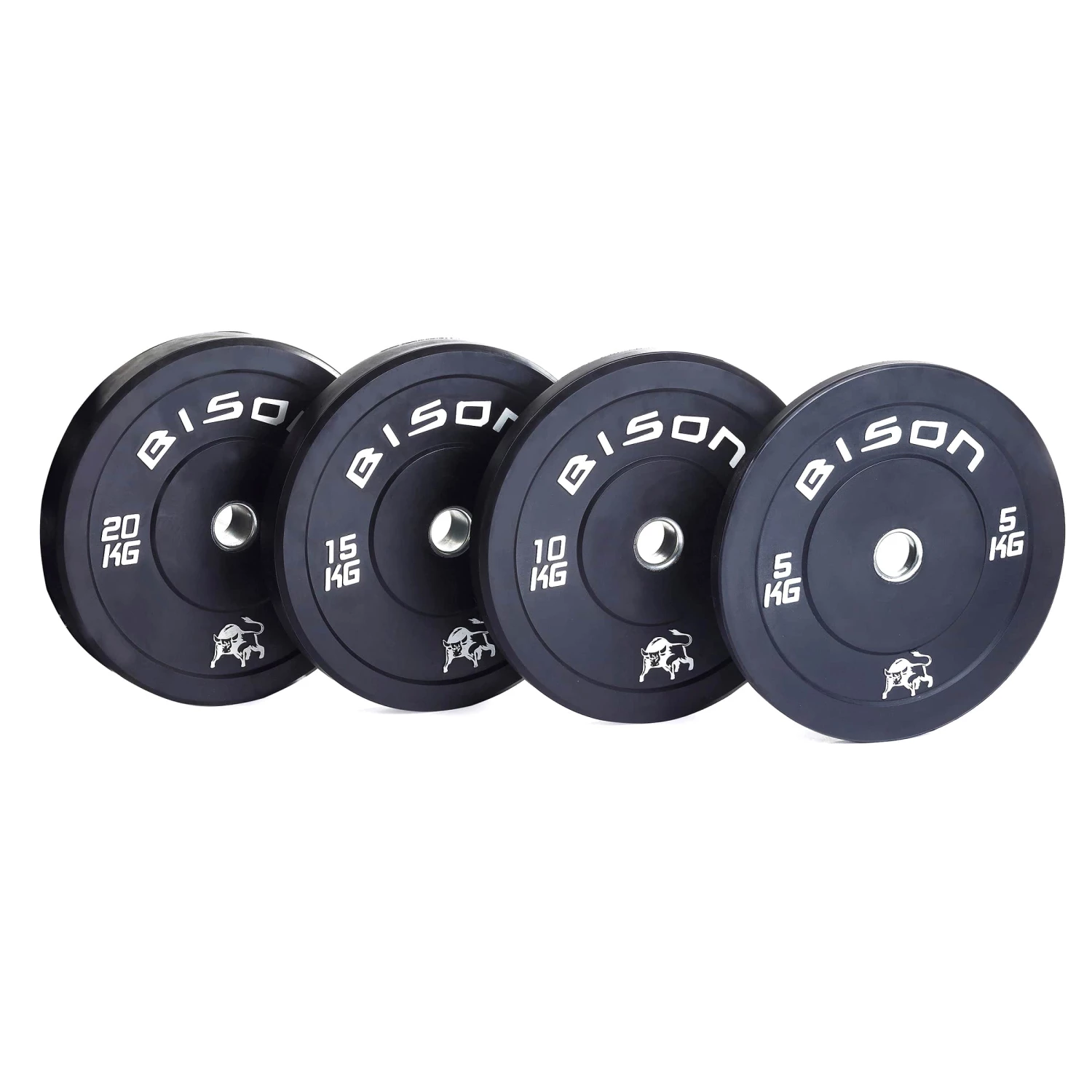 Wolverson Fitness Bison Black Bumper Plates New Gear 5 Wolverson Fitness Bison Black Bumper Plates New Gear