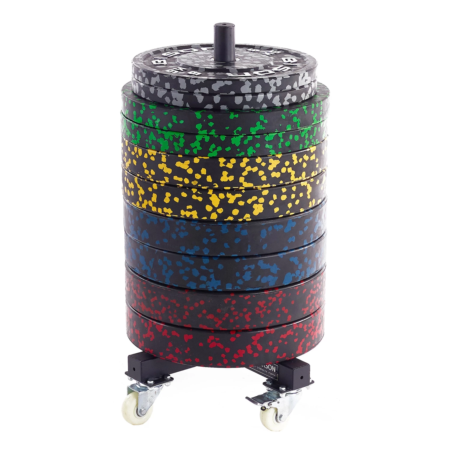 Wolverson Fitness Wolverson Mobile Bumper Plate Stacker 3 Wolverson Fitness Wolverson Mobile Bumper Plate Stacker