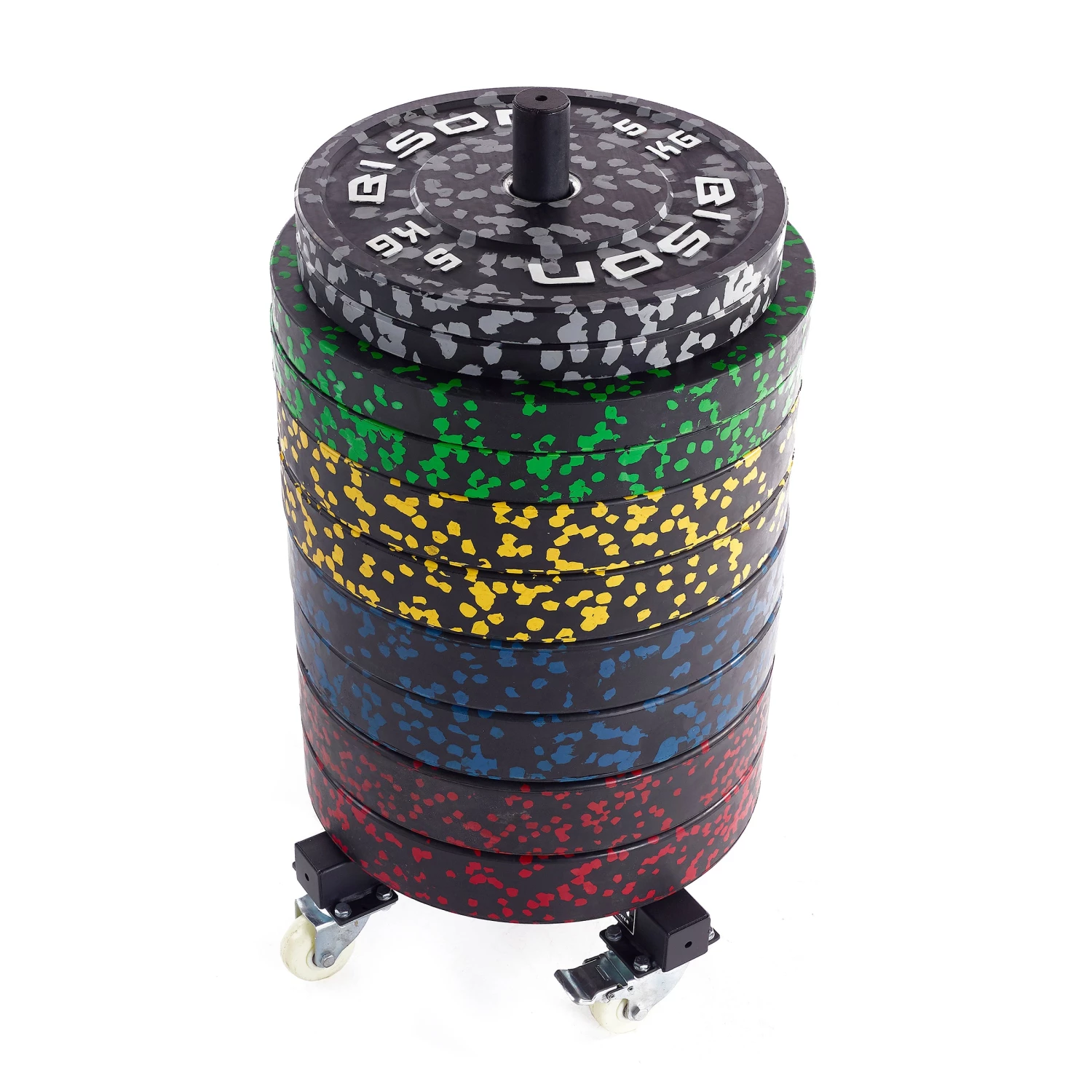 Wolverson Fitness Wolverson Mobile Bumper Plate Stacker 4 Wolverson Fitness Wolverson Mobile Bumper Plate Stacker