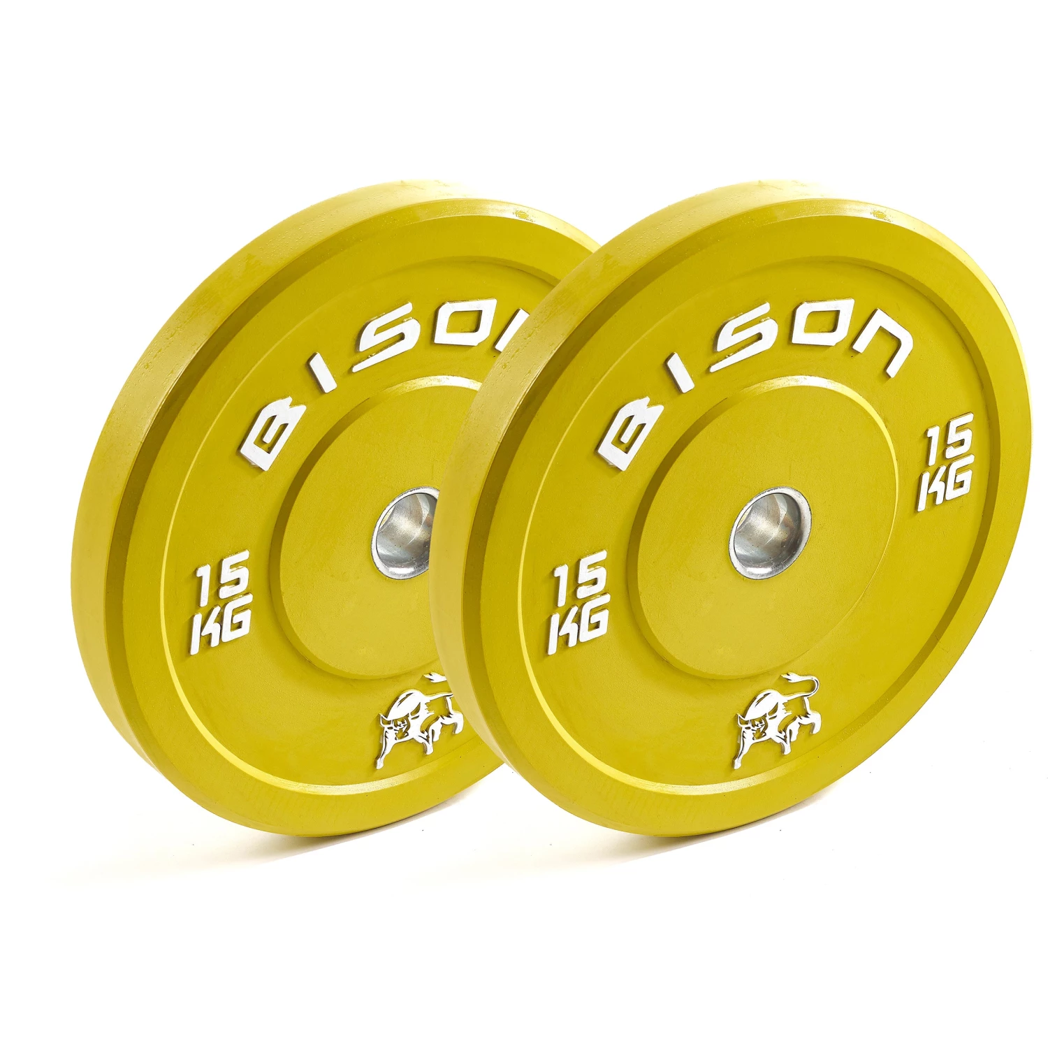 Wolverson Fitness New Gear Bison Colour Bumper Plates 12 Wolverson Fitness New Gear Bison Colour Bumper Plates