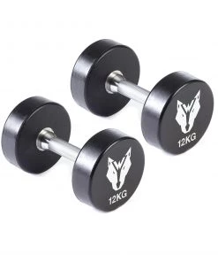 Wolverson Fitness Dumbbells Wolverson PU Dumbbell 30 Pair Set With Rack 31 Wolverson Fitness Dumbbells Wolverson PU Dumbbell 30 Pair Set With Rack