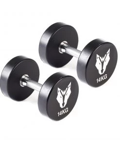 Wolverson Fitness Dumbbells Wolverson PU Dumbbell 30 Pair Set With Rack 32 Wolverson Fitness Dumbbells Wolverson PU Dumbbell 30 Pair Set With Rack