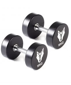 Wolverson Fitness Dumbbells Wolverson PU Dumbbell 30 Pair Set With Rack 33 Wolverson Fitness Dumbbells Wolverson PU Dumbbell 30 Pair Set With Rack