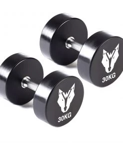 Wolverson Fitness Dumbbells Wolverson PU Dumbbell 30 Pair Set With Rack 40 Wolverson Fitness Dumbbells Wolverson PU Dumbbell 30 Pair Set With Rack