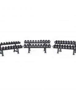 Wolverson Fitness Dumbbells Wolverson PU Dumbbell 30 Pair Set With Rack