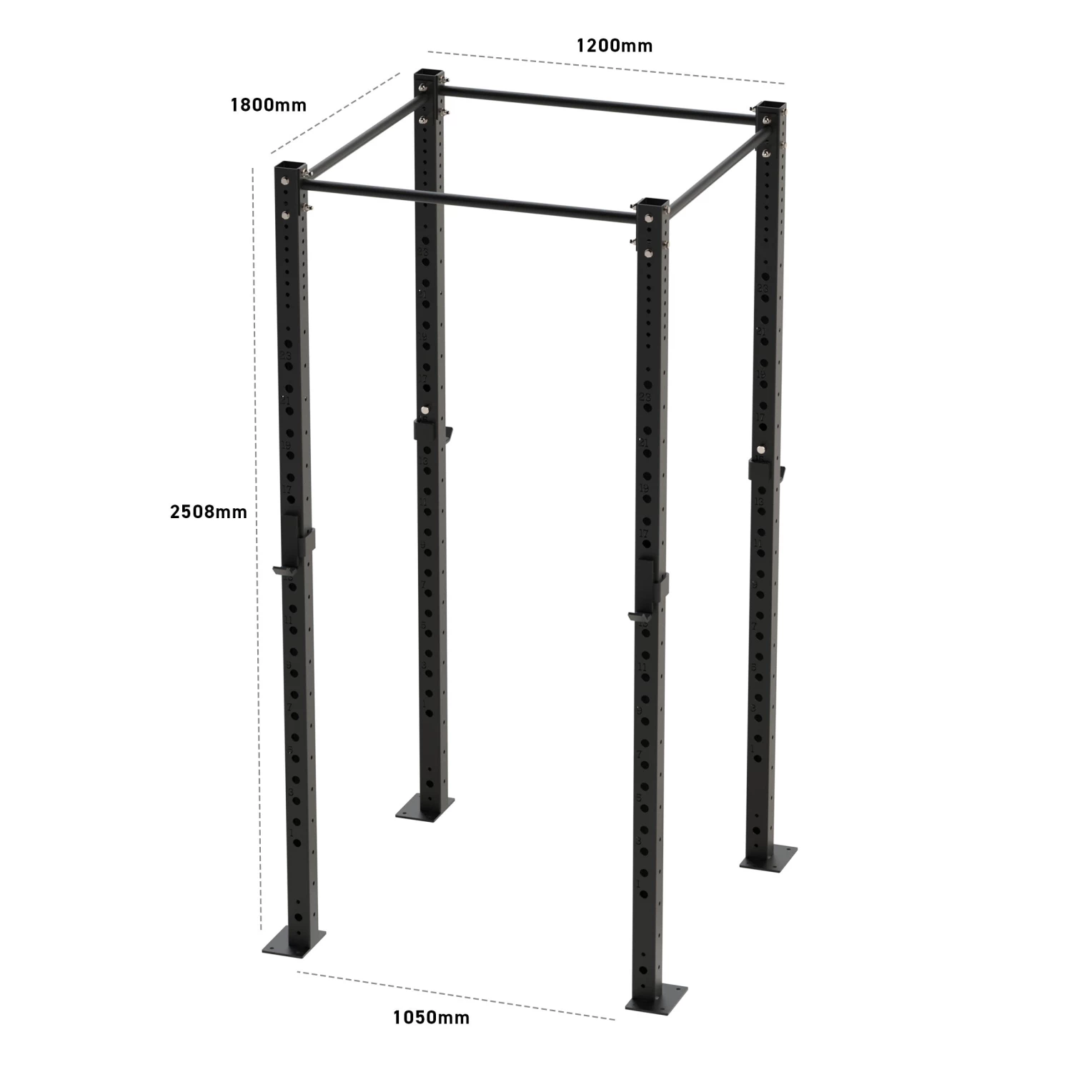 Wolverson Fitness Bison Series - 2 Bay Freestanding Rig 4 Wolverson Fitness Bison Series - 2 Bay Freestanding Rig