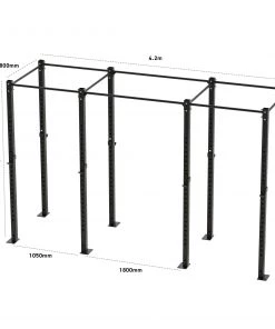 Wolverson Fitness Bison Series - 4 Bay Freestanding Rig