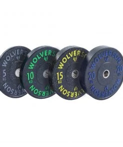 Wolverson Fitness New Gear Wolverson Hybrid Bumper Plates 18 Wolverson Fitness New Gear Wolverson Hybrid Bumper Plates