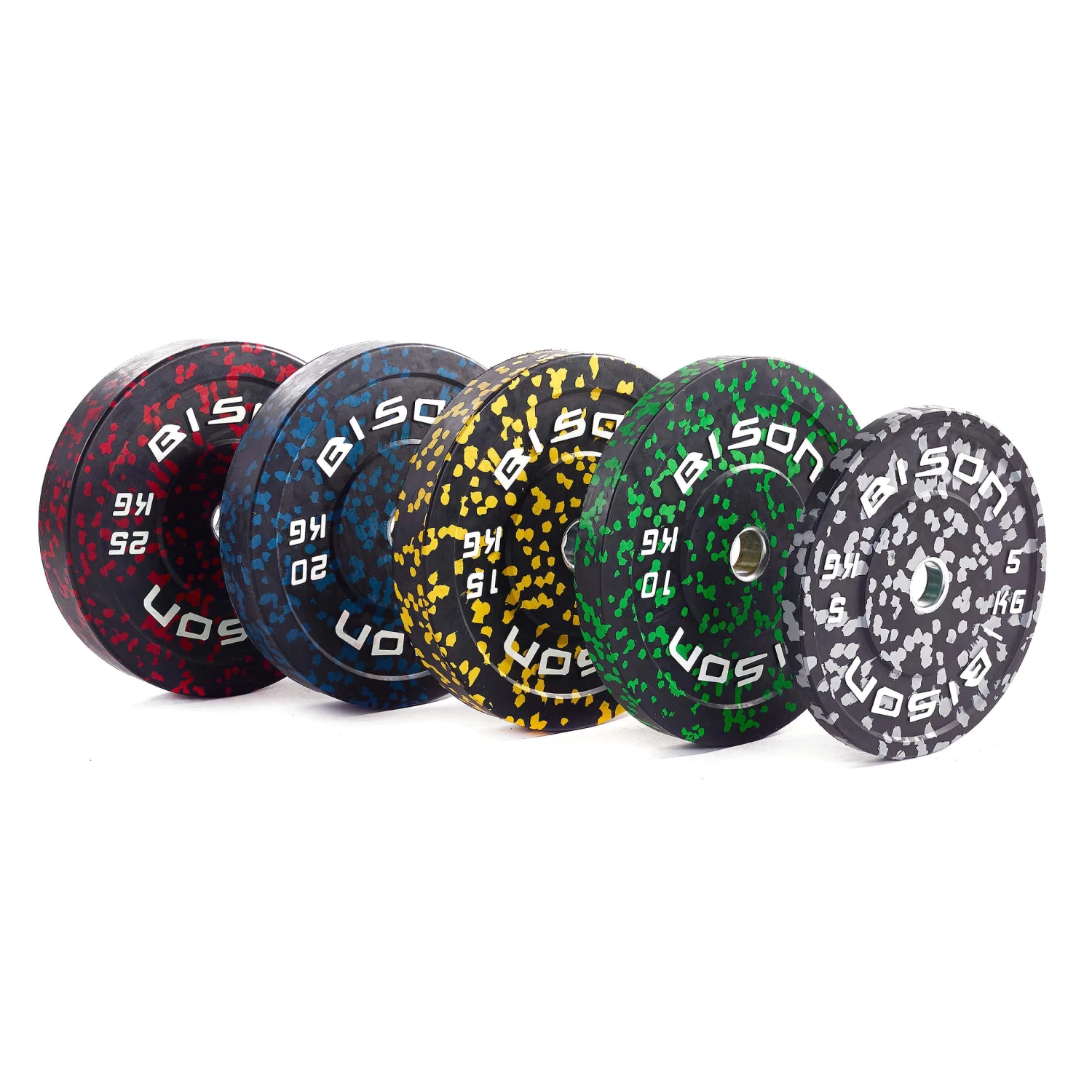 Wolverson Fitness New Gear Bison Hi-Impact Bumper Plates 3 Wolverson Fitness New Gear Bison Hi-Impact Bumper Plates