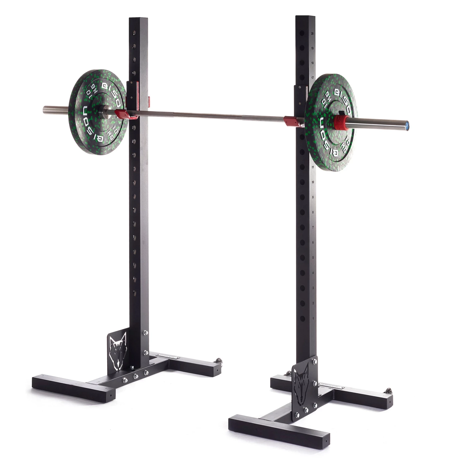 Wolverson Fitness Bison Series Mobile Squat Stand 4 Wolverson Fitness Bison Series Mobile Squat Stand