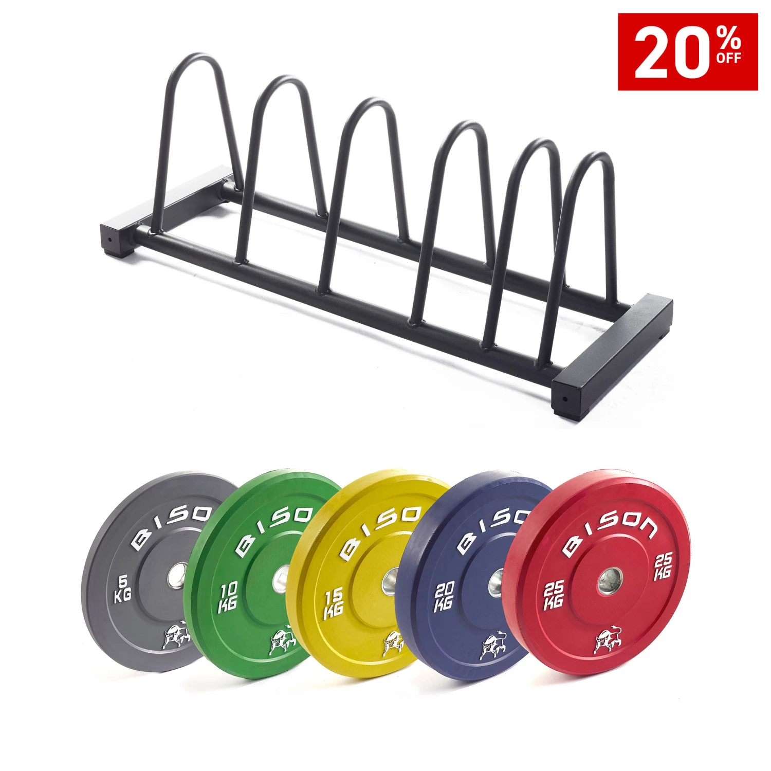 Wolverson Fitness New Gear Wolverson Toast Plate Rack + Bumper Plate Bundle 6 Wolverson Fitness New Gear Wolverson Toast Plate Rack + Bumper Plate Bundle