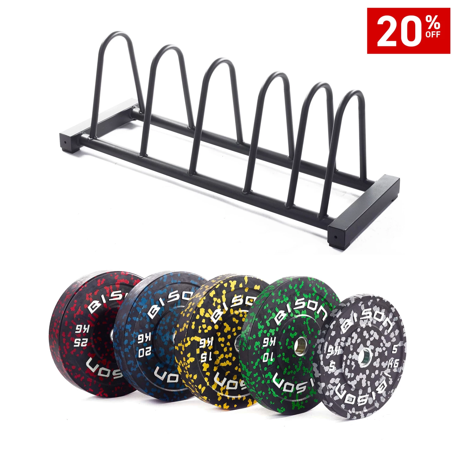 Wolverson Fitness New Gear Wolverson Toast Plate Rack + Bumper Plate Bundle 8 Wolverson Fitness New Gear Wolverson Toast Plate Rack + Bumper Plate Bundle