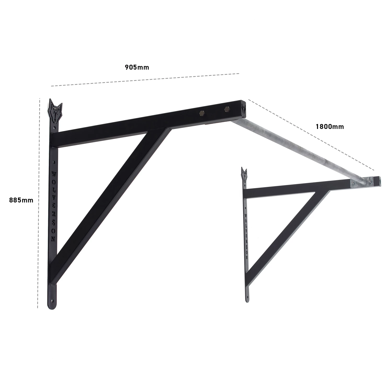 Wolverson Fitness Wolverson Outdoor Pull Up Bar 4 Wolverson Fitness Wolverson Outdoor Pull Up Bar