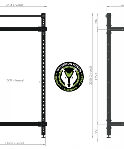 Wolverson Fitness New Gear Bison Series Folding Rack 19 Wolverson Fitness New Gear Bison Series Folding Rack
