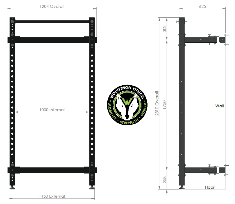 Wolverson Fitness New Gear Bison Series Folding Rack 11 Wolverson Fitness New Gear Bison Series Folding Rack