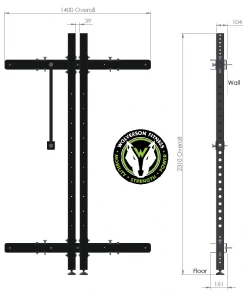 Wolverson Fitness Wolverson Folding Rack - Compact 9 Wolverson Fitness Wolverson Folding Rack - Compact