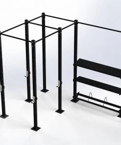 Wolverson Fitness New Gear Bison Series 2 Bay Rig + Storage Pod