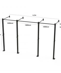 Wolverson Fitness Bison Series - 2 Bay Wall Mounted Rig New Gear