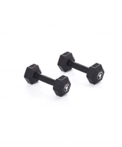 Wolverson Fitness Wolverson Rubber HEX Dumbbell Pairs