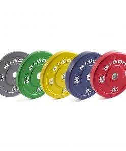 Wolverson Fitness New Gear Bison Colour Bumper Plates