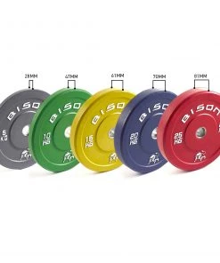 Wolverson Fitness New Gear Bison Colour Bumper Plates