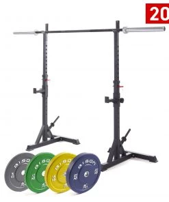 Wolverson Fitness Wolverson ECO Mobile Squat Rack Bundle 7 Wolverson Fitness Wolverson ECO Mobile Squat Rack Bundle