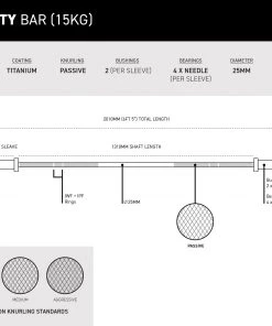 Wolverson Fitness New Gear The Infinity Bar - 15kg 11 Wolverson Fitness New Gear The Infinity Bar - 15kg
